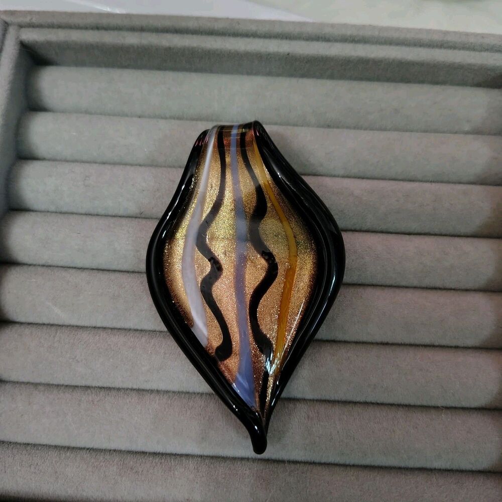 Murano Inspired Glass Pendant